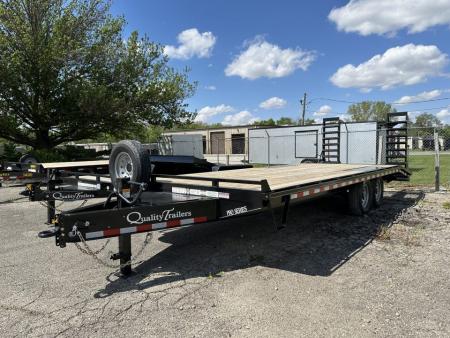 New 2026 Quality Trailers 2026 Quality 16k 96  x 23' (18'+5' Dove Tail) Deckover Trailer