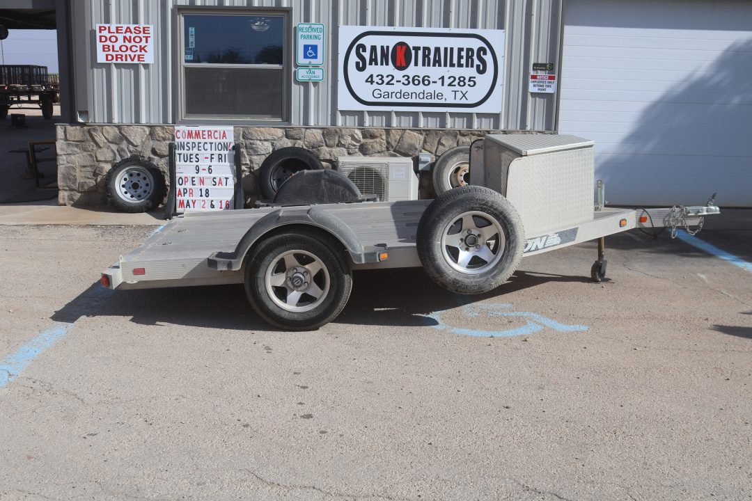 Used 2007 Triton Trailers 75" x 105" MC Motorcycle Trailer