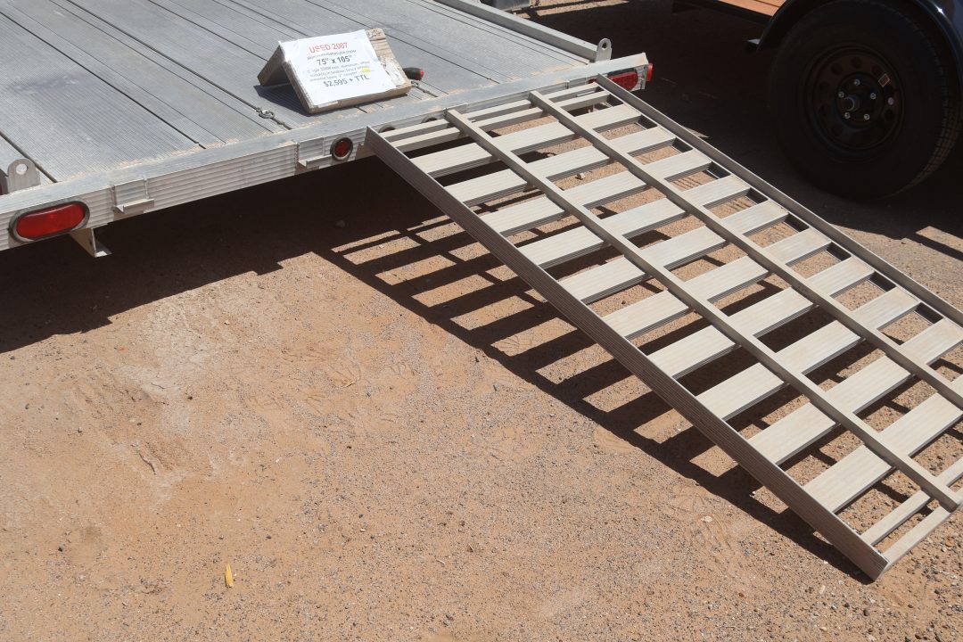 Used 2007 Triton Trailers 75" x 105" MC Motorcycle Trailer