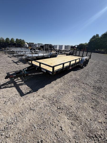 New 2026 PJ Trailers UL202 Utility Trailer 83X20 TA DOVETAIL (GVW:7000) BLACK