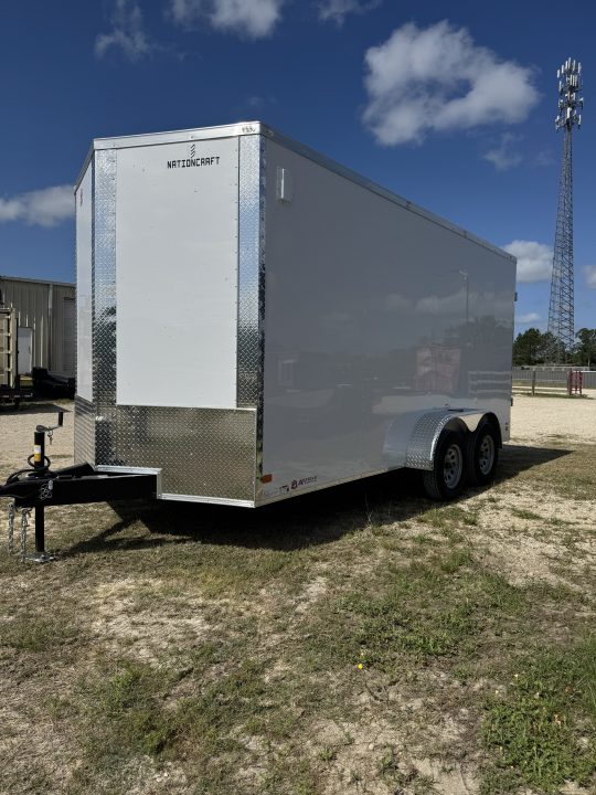 New 2026 NationCraft Trailers 7 X 16 TA POLY Cargo / Enclosed Trailer