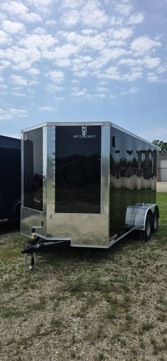 New 2026 NationCraft Trailers 7 X 14 TA POLY Cargo / Enclosed Trailer