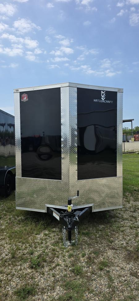 New 2026 NationCraft Trailers 7 X 14 TA POLY Cargo / Enclosed Trailer