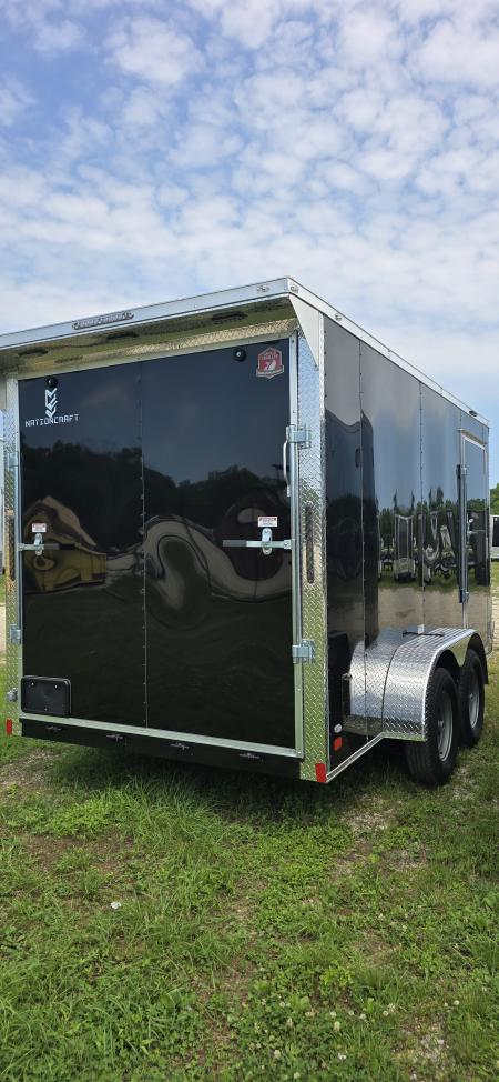 New 2026 NationCraft Trailers 7 X 14 TA POLY Cargo / Enclosed Trailer