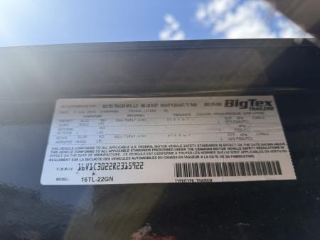 Used 2024 Big Tex Trailers 7-HD22 TILT TRAILER 8K AXLES