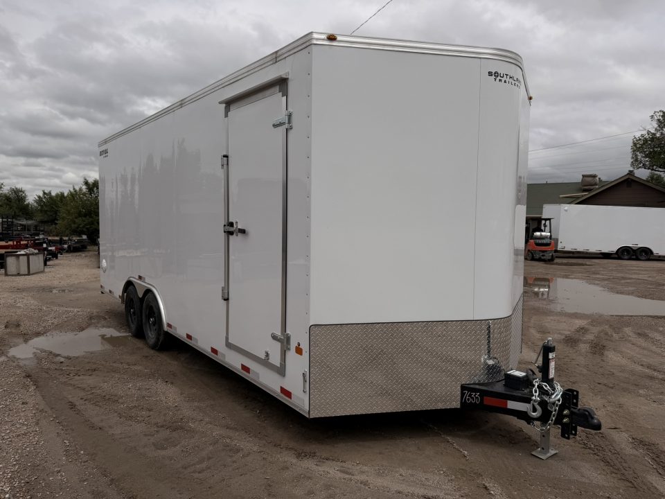 New 2026 Royal Cargo Trailers 8-20-1.5V Enclosed Car Hauler W/ Escape Door