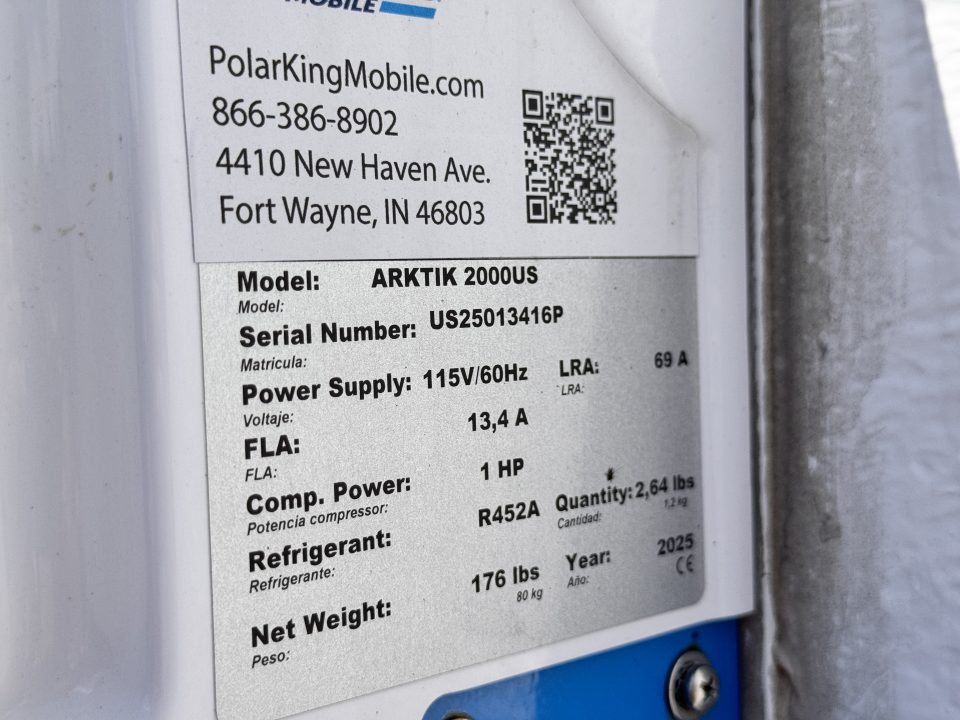 New 2026 Polar King 6-16 Avalanche series Refrigerated Trailer