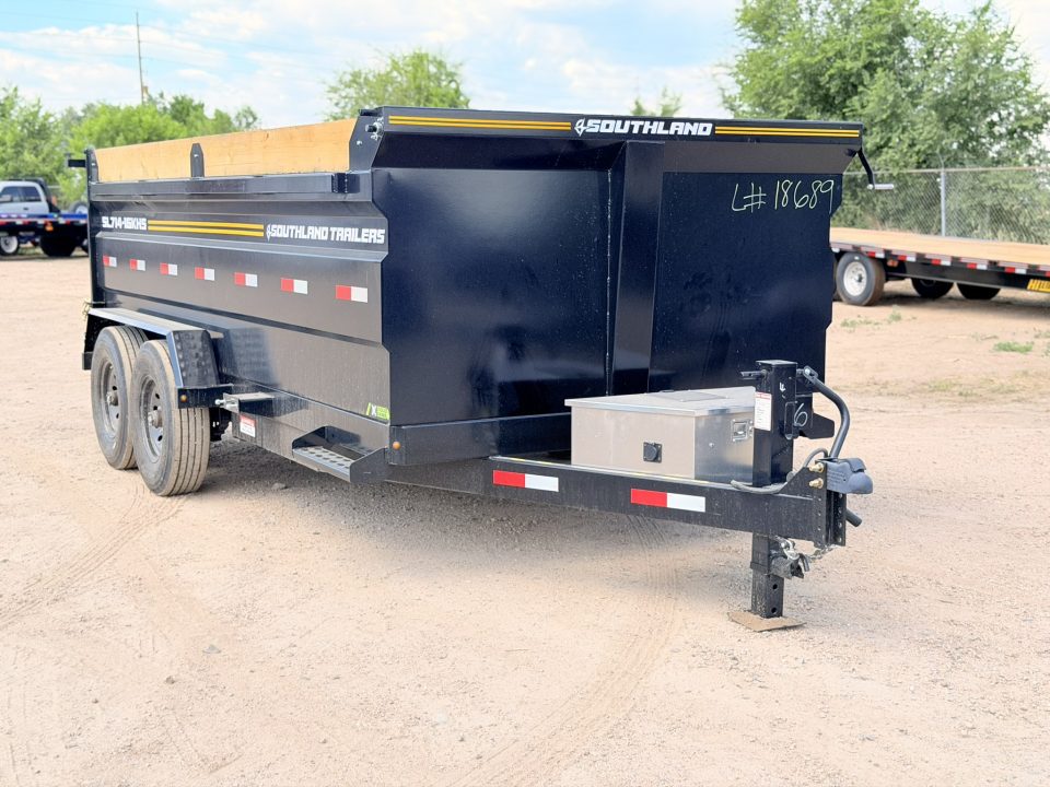 New 2026 Southland Trailers 7-14-4H Dump 7 Gauge Floor 8K Axles