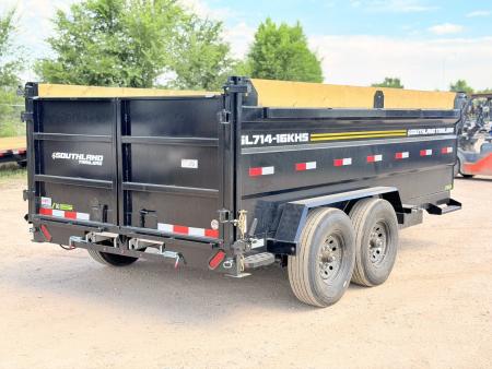 New 2026 Southland Trailers 7-14-4H Dump 7 Gauge Floor 8K Axles