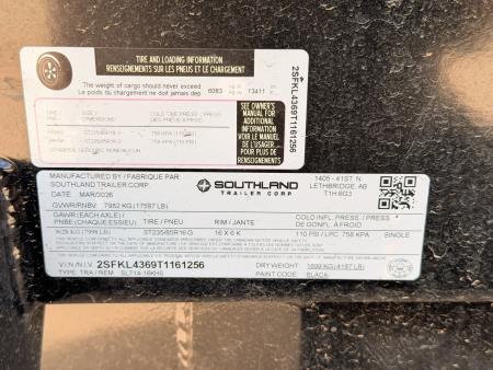 New 2026 Southland Trailers 7-14-4H Dump 7 Gauge Floor 8K Axles
