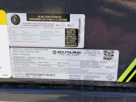 New 2026 Southland Trailers 6-10 Dump 5.2K Axles (weight)DESC