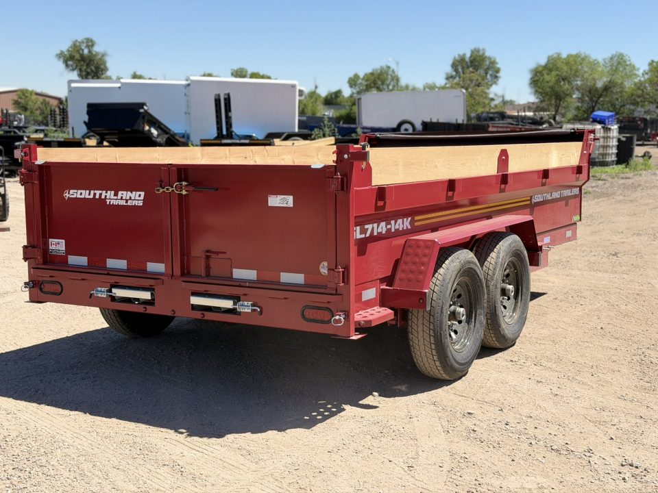 New 2026 Southland Trailers 7-14 Dump 7K Axles
