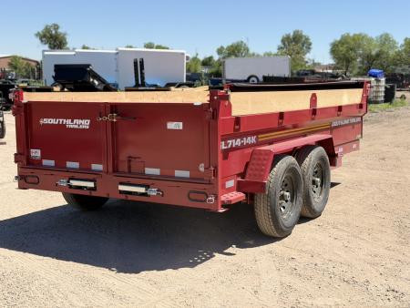 New 2026 Southland Trailers 7-14 Dump 7K Axles