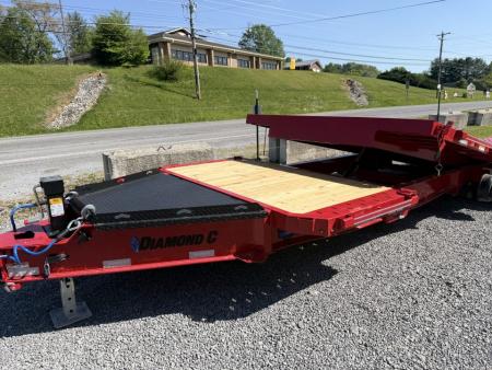 New 2026 Diamond C HXD210 Tilt Trailer DRIVE OVER FENDERS 22’ SIMOL 15K 2 SPEED JACK