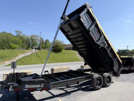 New 2026 Diamond C LPT210 Dump Trailer 16’ PACESETTER EDITION 7 GAUGE SIDES AND FLOOR HYDRO JACK 32” SIDES