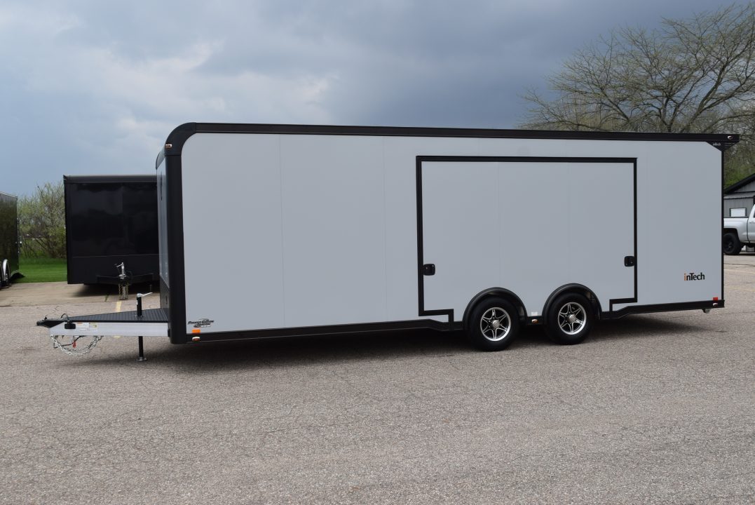 New INTECH 8.5x24 LITE SERIES ALL ALUMINUM RACE HAULER