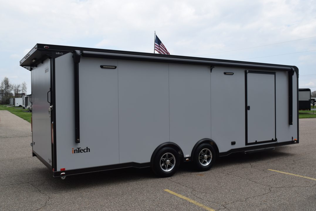 New INTECH 8.5x24 LITE SERIES ALL ALUMINUM RACE HAULER
