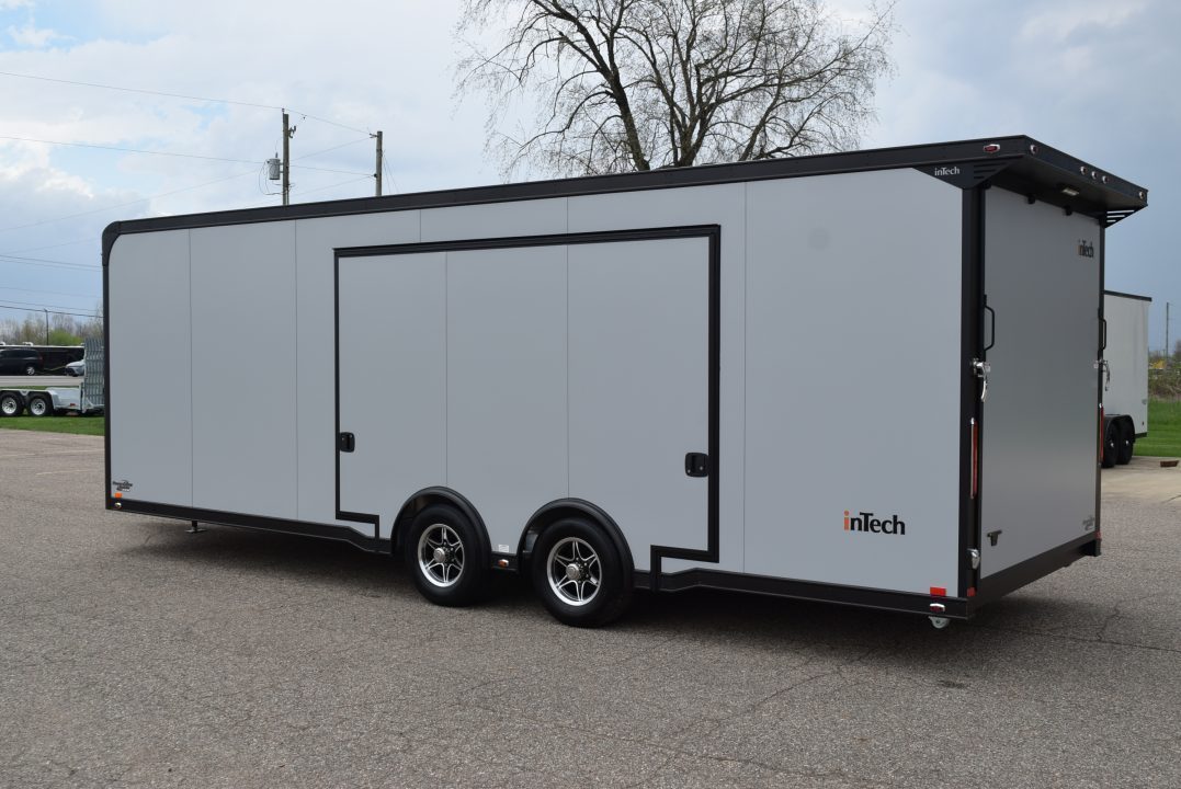 New INTECH 8.5x24 LITE SERIES ALL ALUMINUM RACE HAULER