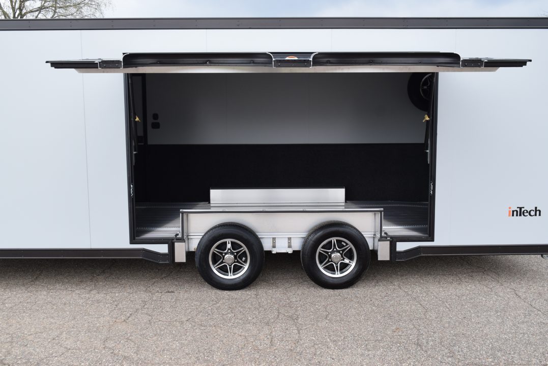 New INTECH 8.5x24 LITE SERIES ALL ALUMINUM RACE HAULER
