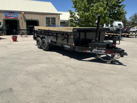 New 2026 Liberty Industries 14K 7X16 Dump Trailer
