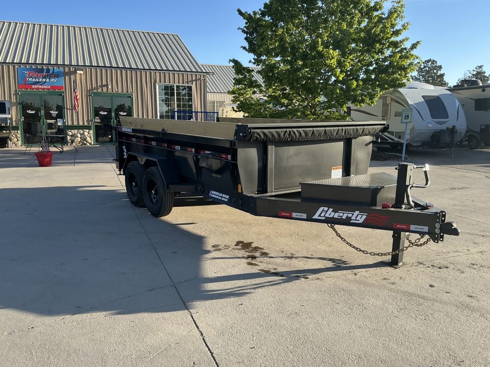 New 2026 Liberty Industries LD14K 7X14 Dump Trailer