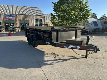 New 2026 Liberty Industries LD14K 7X14 Dump Trailer