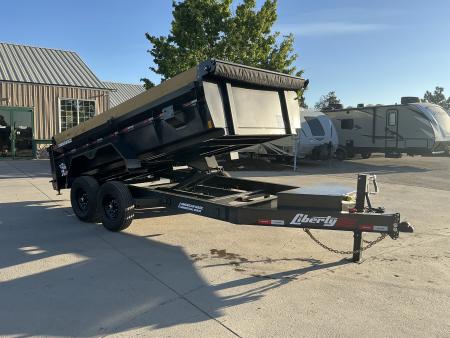 New 2026 Liberty Industries LD14K 7X14 Dump Trailer