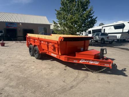 New 2026 Liberty Industries LD14K 7X14 Dump Trailer