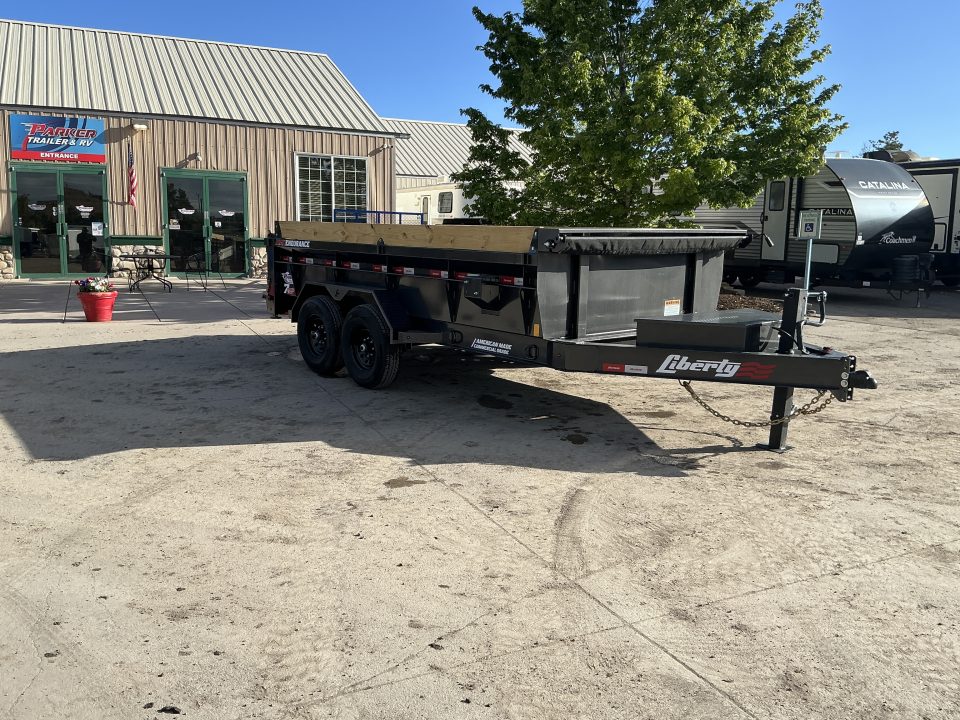 New 2026 Liberty Industries LD14K 7X14 Dump Trailer