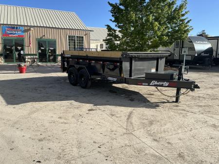 New 2026 Liberty Industries LD14K 7X14 Dump Trailer