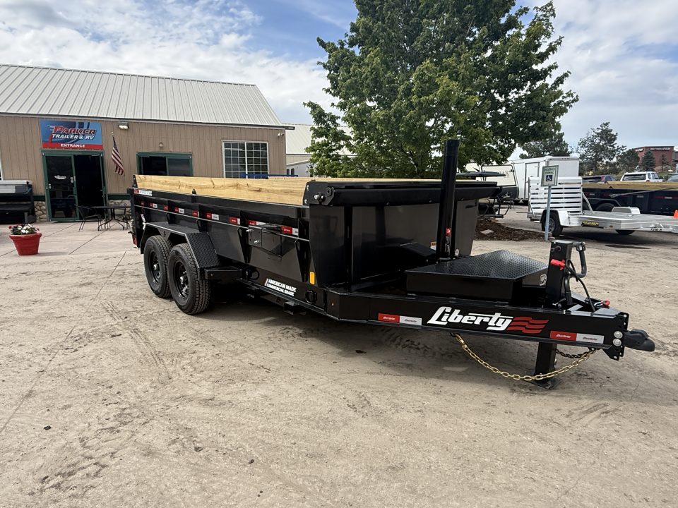 New 2025 Liberty Industries 14K 7X14 Dump Trailer