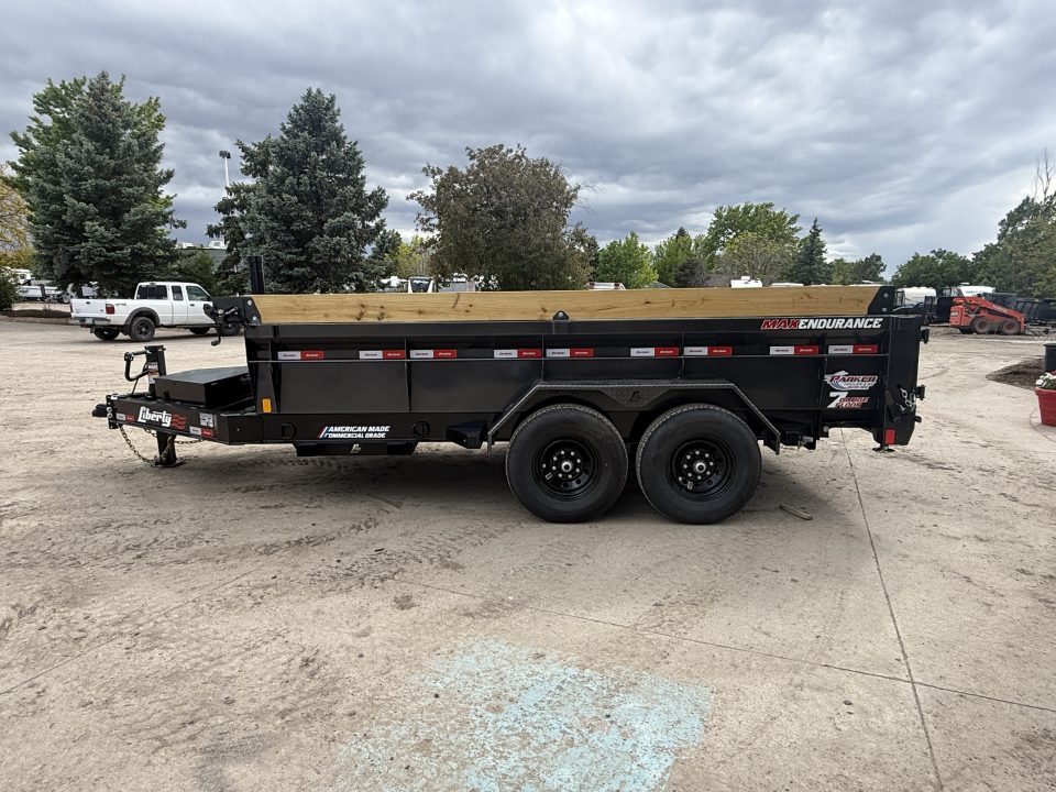 New 2025 Liberty Industries 14K 7X14 Dump Trailer