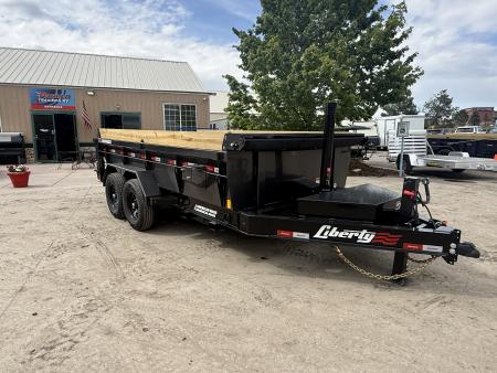 New 2025 Liberty Industries 14K 7X14 Dump Trailer