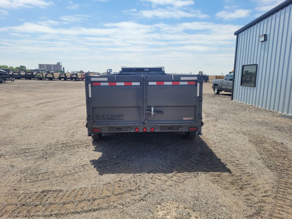 New 2026 Buckshot 83"x18' Triple Axle Telescopic Gooseneck Dump Trailer