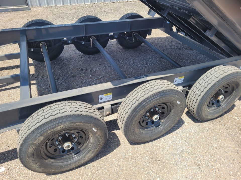 New 2026 Buckshot 83"x18' Triple Axle Telescopic Gooseneck Dump Trailer