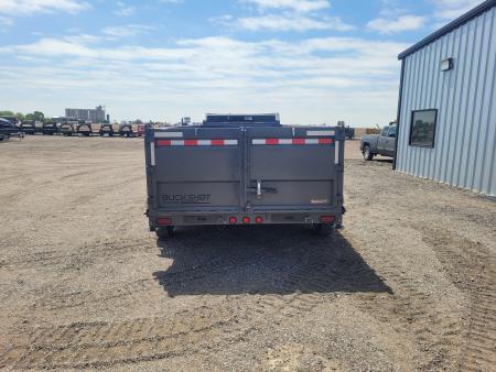 New 2026 Buckshot 83"x18' Triple Axle Telescopic Gooseneck Dump Trailer