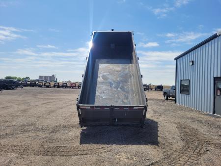 New 2026 Buckshot 83"x18' Triple Axle Telescopic Gooseneck Dump Trailer