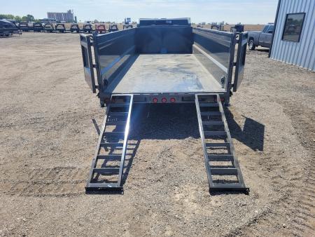 New 2026 Buckshot 83"x18' Triple Axle Telescopic Gooseneck Dump Trailer