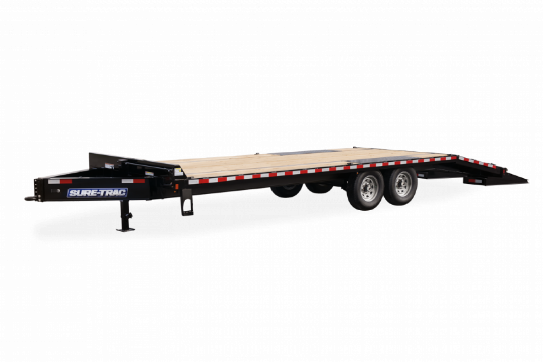 New 2026 Sure-Trac 8.5x25 (20+5) 15K GVWR HD LP Deckover Trailer