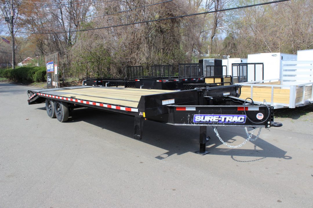 New 2026 Sure-Trac 8.5x25 (20+5) 15K GVWR HD LP Deckover Trailer