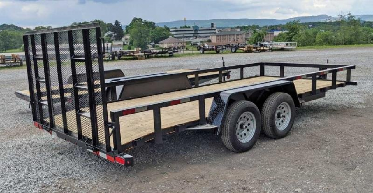 New 2026 Quality 7x16 General Duty Utility Trailer w/ 2' DOVE