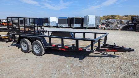 New 2026 Quality 7x16 HD PRO Utility Trailer w/ 2' Dove Tail