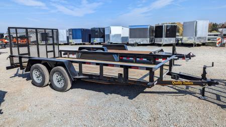 New 2026 Quality 7x16 General Duty Utility Trailer - NO DOVE TAIL