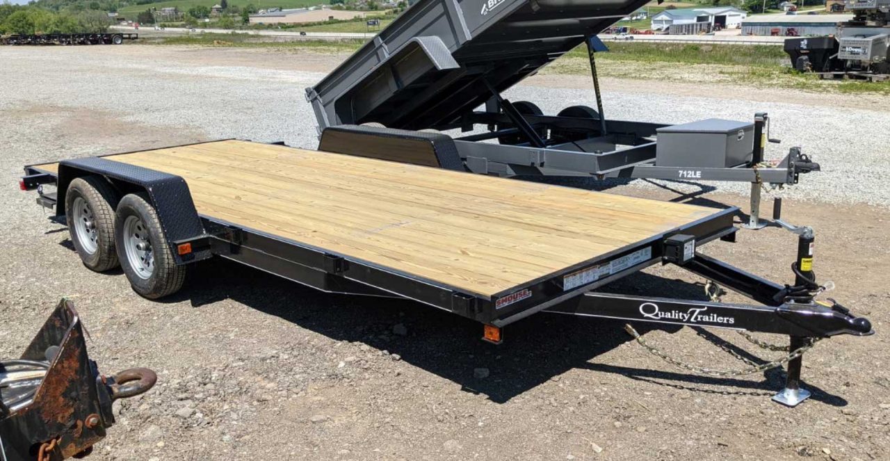 New 2026 Quality 18' Econo Car Hauler w/ No Dove