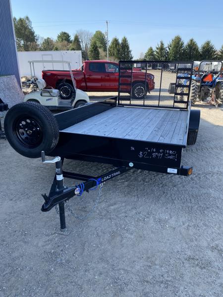 New 2024 Load Trail 83x14 single axle Landscape Trailer w/ spare tire