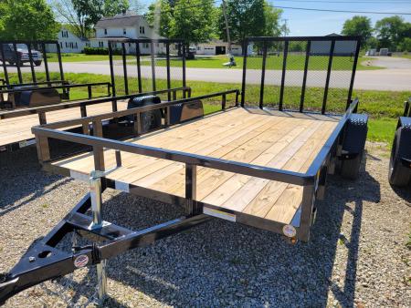 New 2026 Sure-Trac 7x14 Tube Top 3K Idler Utility Trailer