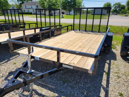 New 2026 Sure-Trac 7x14 Tube Top 3k Idler Utility Trailer