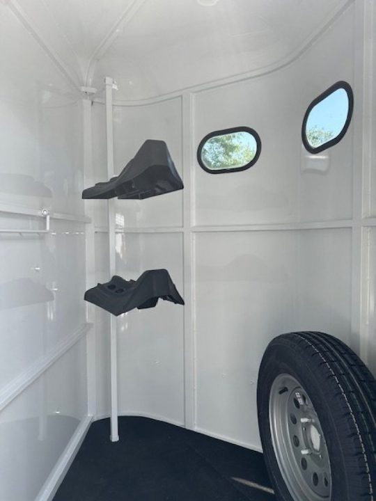 New 2026 Bee Chief 2 Horse Fully Enclosed Bumper Pull Horse Trailer