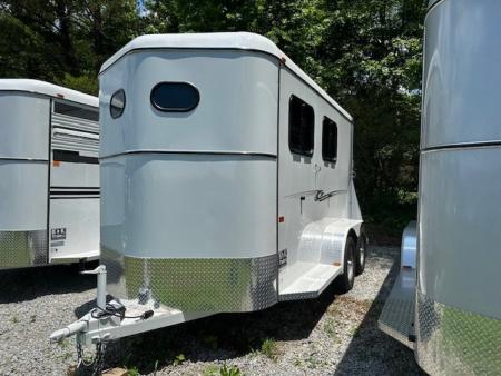 New 2026 Bee Chief 2 Horse Fully Enclosed Bumper Pull Horse Trailer