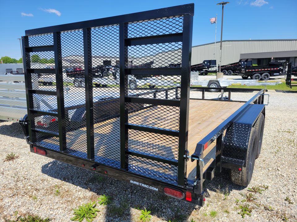 New 2026 Sure-Trac 7x14 Tube Top 7K Utility Trailer